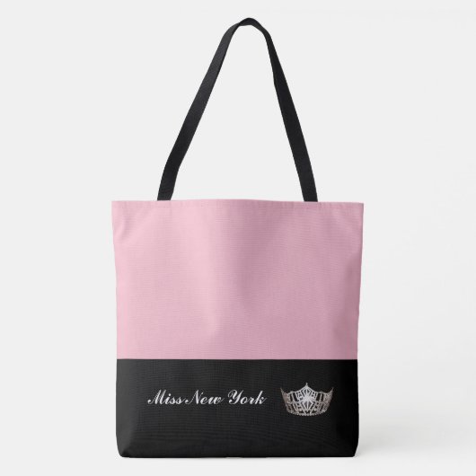 Miss America Tote Tas met Zilveren Kroon-Groot Roz (Voorkant)
