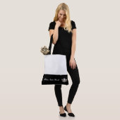 Miss America Tote Tas met Zilveren Kroon - Groot W (Op model)