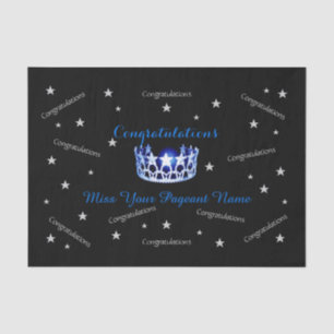 Miss America USA Congrats Custom Tissue Paper Tissuepapier