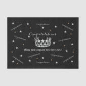 Miss America USA Felicitaties Tissue Paper Tissuepapier (Voorkant)