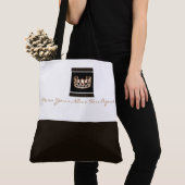 Miss America USA Kroon Aangepaste Kleur Tote Brwn/ Tote Bag (Dichtbij)