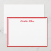 Miss America USA Pageant Custom Note-kaart Notitiekaartje (Voorkant / Achterkant)