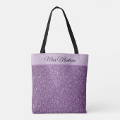 Miss America USA Pageant Faux Glitter Canvas tas (Achterkant)