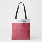 Miss America USA Pageant Faux Glitter Canvas tas (Voorkant)