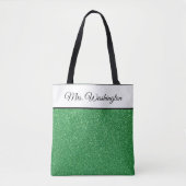 Miss America USA Pageant Faux Glitter Canvas tas (Voorkant)