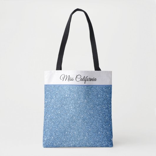 Miss America USA Pageant Faux Glitter Canvas tas (Voorkant)