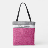 Miss America USA Pageant Faux Glitter Canvas tas (Achterkant)