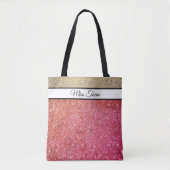 Miss America USA Pageant Faux Glitter Canvas tas (Voorkant)