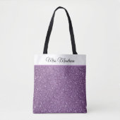 Miss America USA Pageant Faux Glitter Canvas tas (Voorkant)