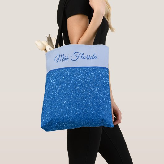 Miss America USA Pageant Faux Glitter Canvas tas (Dichtbij)
