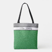 Miss America USA Pageant Faux Glitter Canvas tas (Achterkant)