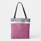Miss America USA Pageant Faux Glitter Canvas tas (Achterkant)