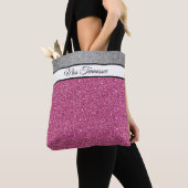 Miss America USA Pageant Faux Glitter Canvas tas (Dichtbij)