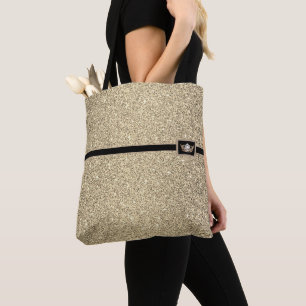 Miss America USA Pageant Faux Glitter Canvas tas