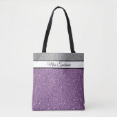 Miss America USA Pageant Faux Glitter Canvas tas (Voorkant)