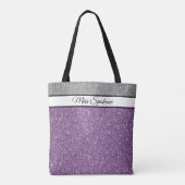 Miss America USA Pageant Faux Glitter Canvas tas (Achterkant)
