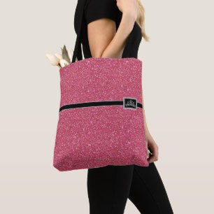 Miss America USA Pageant Tiara Glitter Canvas tas