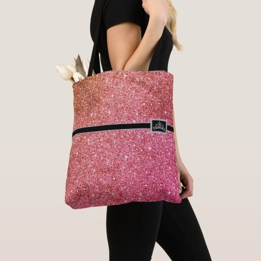 Miss America USA Pageant Tiara Glitter Canvas tas (Dichtbij)