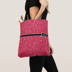 Miss America USA Pageant Tiara Glitter Canvas tas