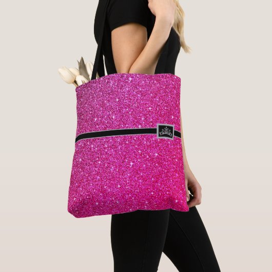 Miss America USA Pageant Tiara Glitter Canvas tas (Dichtbij)