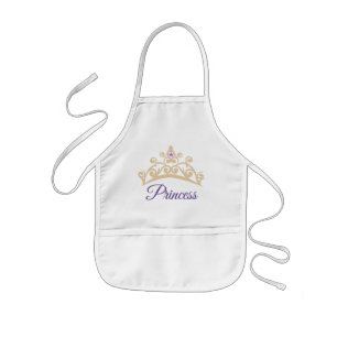 Miss America USA Tiara Princess Apron Kinder Schort