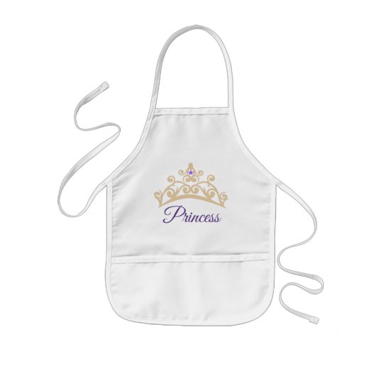 Miss America USA Tiara Princess Apron Kinder Schort (Voorkant)