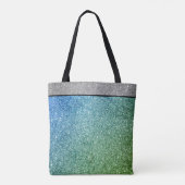 Miss America USA-verkiezing Nep Glitter Boodschapp Tote Bag (Achterkant)