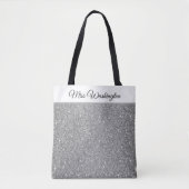 Miss America USA-verkiezing neptas glitter boodsch Tote Bag (Voorkant)