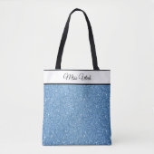 Miss America USA-verkiezing neptas glitter boodsch Tote Bag (Voorkant)