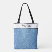 Miss America USA-verkiezing neptas glitter boodsch Tote Bag (Achterkant)