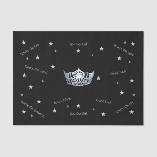 Miss America wenst het beste papieren papier (Voorkant)