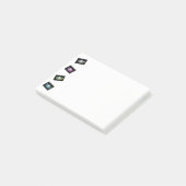 Miss America Whimsical Kronen Post-it-Notes Post-it® Notes (Schuin)