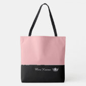 Miss America Zilveren Kroon Boodschappentas-Groot Tote Bag (Voorkant)