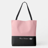 Miss America Zilveren Kroon Boodschappentas-Groot Tote Bag (Achterkant)