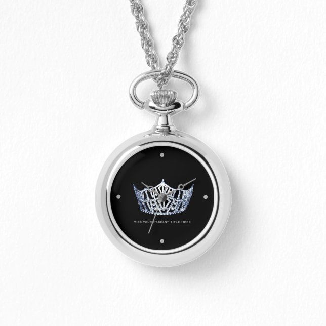 Miss Amerika stijl Aangepaste titel Omloop rond ho Horloge (Voorkant)