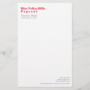 Miss Amerika stijl duidelijk vastgelegde schrijfbe Briefpapier