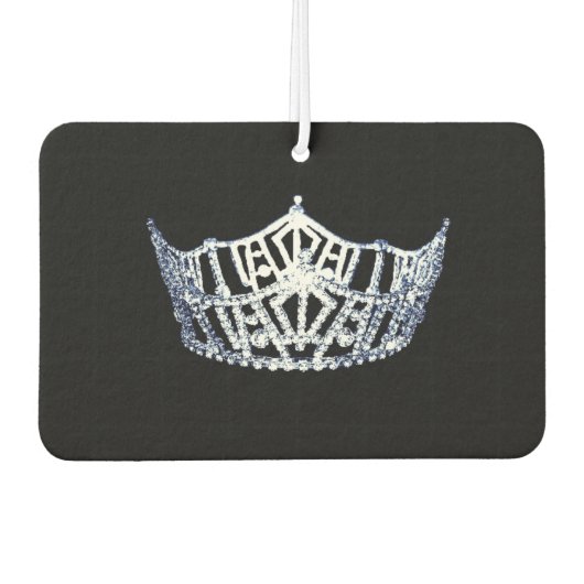 Miss Amerika stijl Kroon Auto Luchtverfrisser (Voorkant)