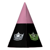 Miss Amerika stijl Meisjes Crown Party Pet Feesthoedjes (Achterkant)