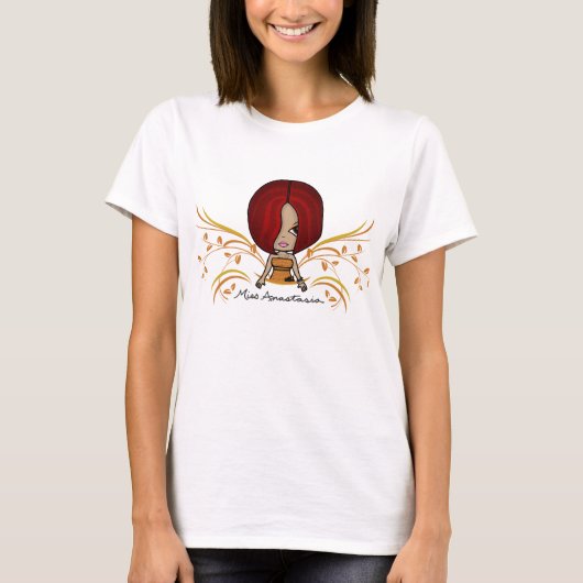 "Miss Anastasia" Baby Doll T-shirt (Voorkant)
