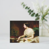 Miss Anne Pratt, de beroemde botanist Briefkaart (Staand voorkant)