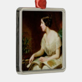 Miss Anne Pratt, de beroemde botanist Metalen Ornament (Rechts)