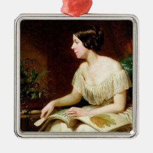 Miss Anne Pratt, de beroemde botanist Metalen Ornament