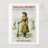 Miss Annie Oakley Briefkaart (Voorkant)