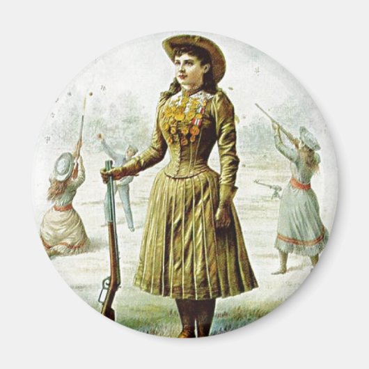 Miss Annie Oakley Magneet (Voorkant)