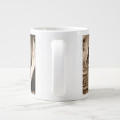 Miss Annie Oakley met Pistool,  fotoportret Grote Koffiekop (Achterkant)