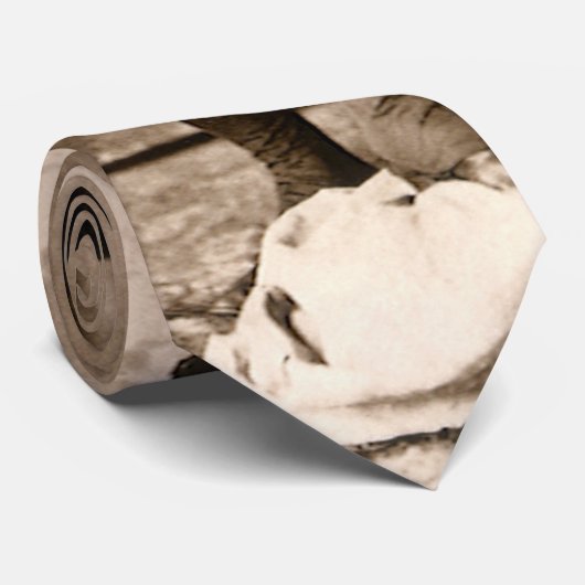 Miss Annie Oakley met Pistool,  fotoportret Stropdas (Opgerold)