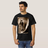 Miss Annie Oakley met Pistool,  fotoportret T-shirt (Voorkant volledig)