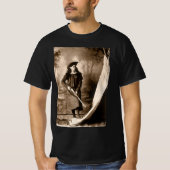 Miss Annie Oakley met Pistool,  fotoportret T-shirt (Voorkant)