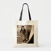 Miss Annie Oakley met Pistool, fotoportret Tote Bag (Voorkant)