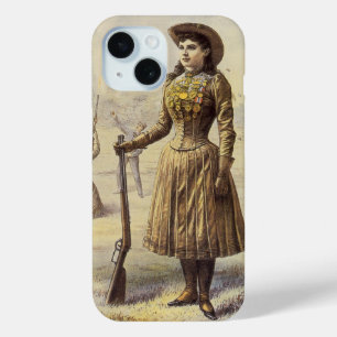  Miss Annie Oakley, Western Cowgirl iPhone 15 Case